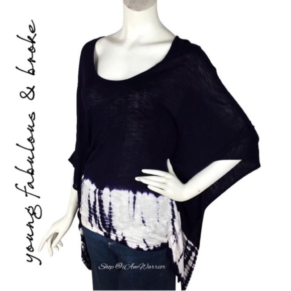 Young Fabulous & Broke tie dye flutter sleeve top *shop@iamwarrior - Picture 2 of 8